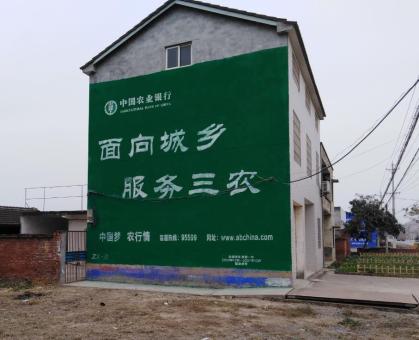 鲁甸为什么制作墙体广告