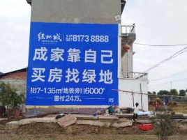鲁甸墙体广告位置选择重要性