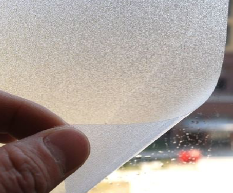 鲁甸玻璃门外面粘广告用什么材料好？