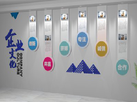 鲁甸企业文化墙需要传递什么办公文化？